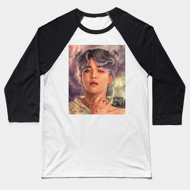 demigod | BTS Jimin Baseball T-Shirt by SoMerlee